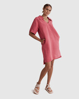 Thumbnail for your product : Country Road Women's Pink Dresses - Organically Grown French Linen Popover Dress - Size One Size, 4 at The Iconic