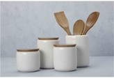 Thumbnail for your product : Maxwell & Williams White Basics Canister Bamboo Lid 900ml Gift Boxed