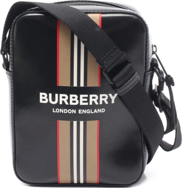 Burberry Pre-Owned 2010s Thornton logo-stripe coated-canvas cross-body bag
