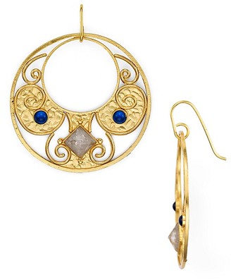 Stephanie Kantis Antiquity Round Drop Earrings
