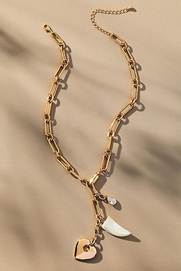 By Anthropologie Locket Charm Necklace