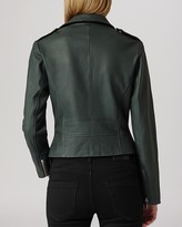 Thumbnail for your product : Reiss Jacket - Sheena Biker Leather