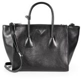 Thumbnail for your product : Prada Glace Calf Twin Pocket Tote