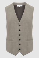 Thumbnail for your product : Reiss Textured Wool Waistcoat