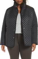 Thumbnail for your product : Gallery Quilted Contrast Sleeve Jacket