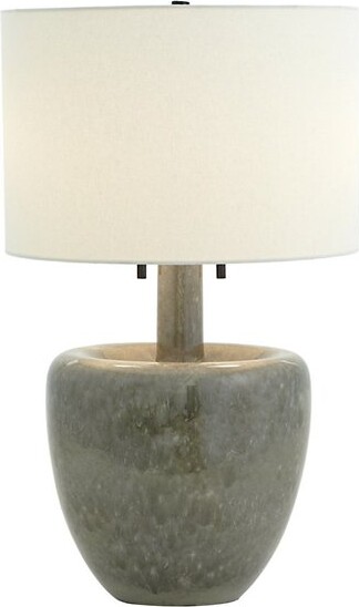 Global Views Impression Table Lamp in Green