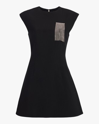 sunrise fringe mini dress