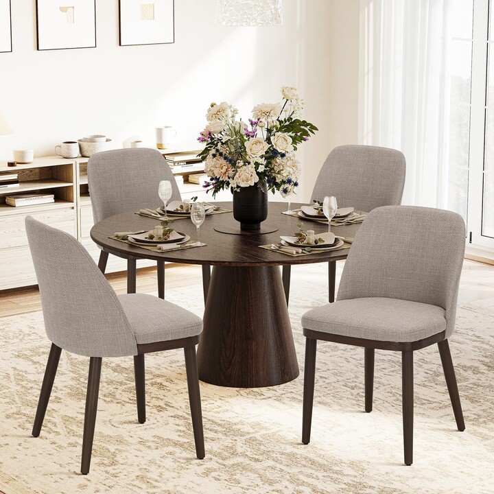 COLAMY Upholstered Dining Chairs Set of 4