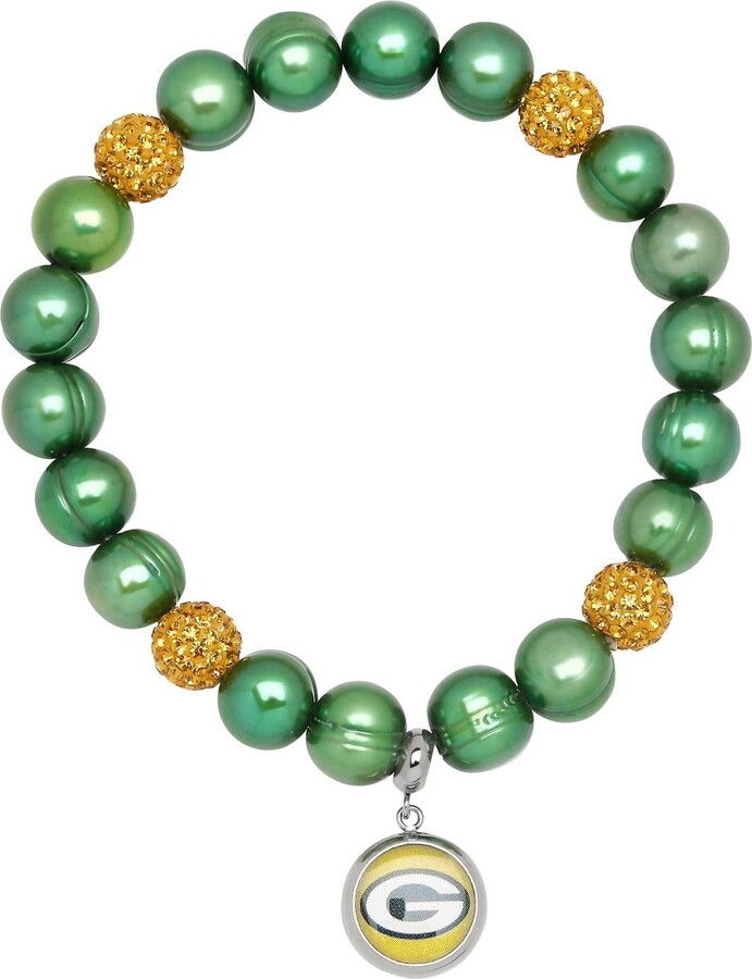 Honora Green Bay Packers Stretch Bracelet In One Color