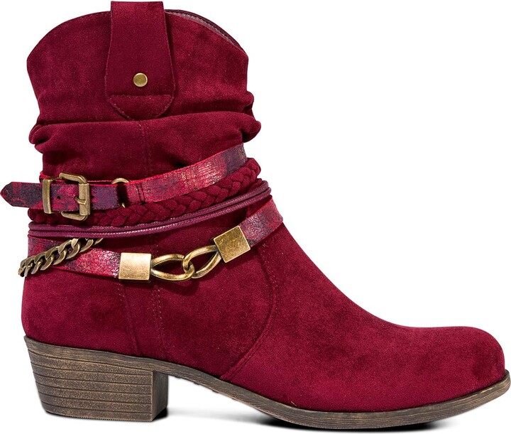 Womens Footwear Joe Browns Red Biker Boots Joe Browns Red Shoes