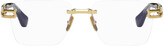 Thumbnail for your product : Dita Black & Gold Meta-Evo RX Glasses