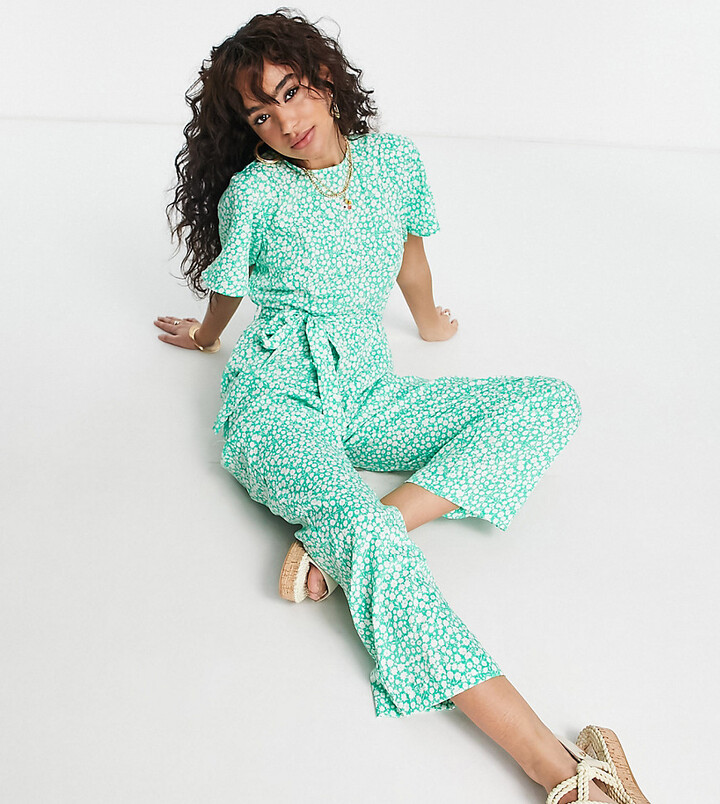 Green Floral Jumpsuit | Shop the world's largest collection of 