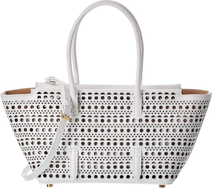 Alaia Tote Bag in Grey - ShopStyle