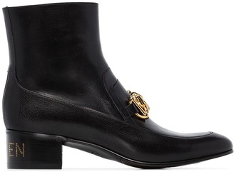 gucci horsebit ankle boots