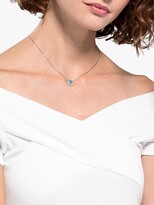Thumbnail for your product : Swarovski Sunset Crystal Pendant Necklace, Silver/Light Blue