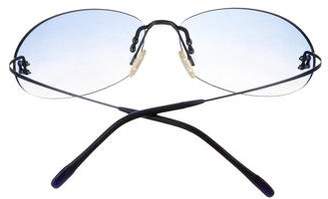 Maui Jim Rimless Oval Sunglasses