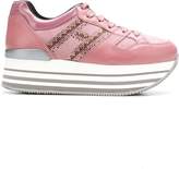 Thumbnail for your product : Hogan striped platform sneakers