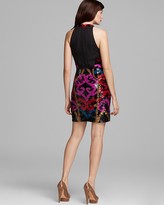 Thumbnail for your product : Nicole Miller High Neck Paisley Sequin Dress - Sleeveless