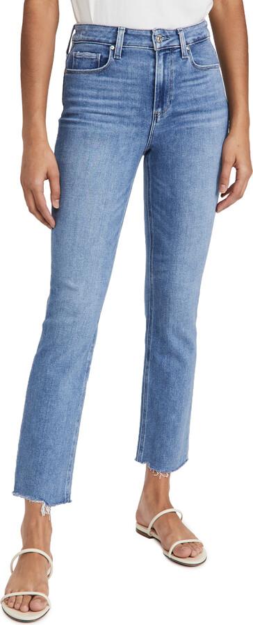 PAIGE Cindy Jeans with Raw Hem