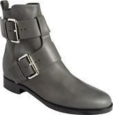 Thumbnail for your product : Pierre Hardy Double-Buckle Motorcycle Boots-Grey