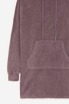 Thumbnail for your product : Nasty Gal Womens Pull Over Oversized Hoodie Dress - Brown - 4