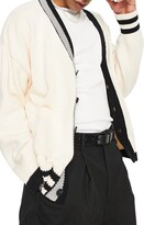 Thumbnail for your product : Topman Oversize Collegiate Cardigan