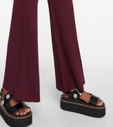 Thumbnail for your product : STAUD Nash high-rise ribbed-knit pants
