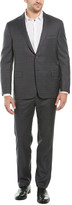 Thumbnail for your product : Hickey Freeman 2Pc Beacon Wool Suit With Flat Pant
