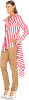 Thumbnail for your product : Monse Shirt with Wrap Peplum