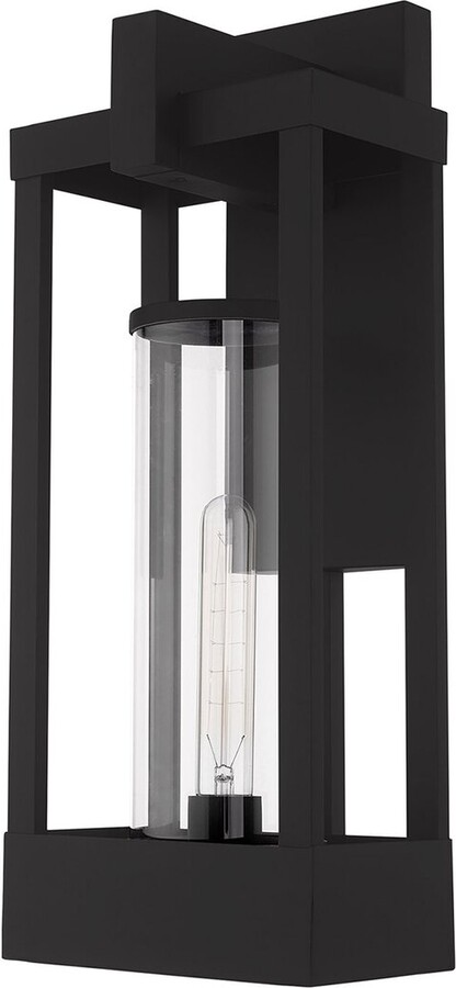 Livex Lighting 1-Light Black Outdoor Wall Lantern