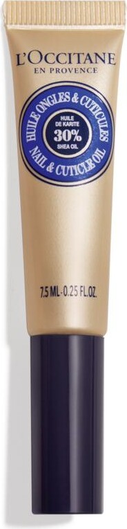 L'Occitane Nourishing Nail & Cuticle Oil with 30% Shea Oil, 0.25 fl. oz.