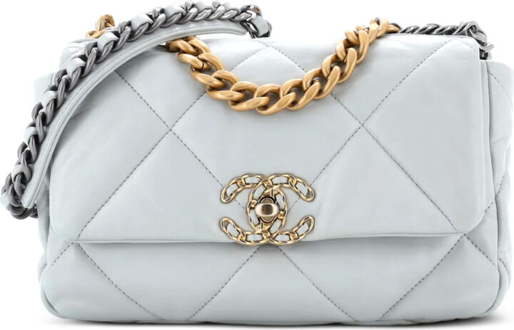 Chanel Pre Owned 19 Flap Bag Quilted Leather Medium crossbody bag