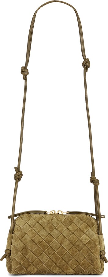 Bottega Veneta Concert Pouch in Olive