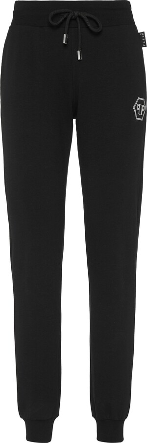 Philipp Plein Jogging Trousers Crystal Hexagon