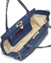 Thumbnail for your product : Valentino Rockstud Mini Tote Bag, Navy Blue
