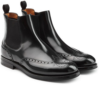 Church's Patent Leather Chelsea Boots
