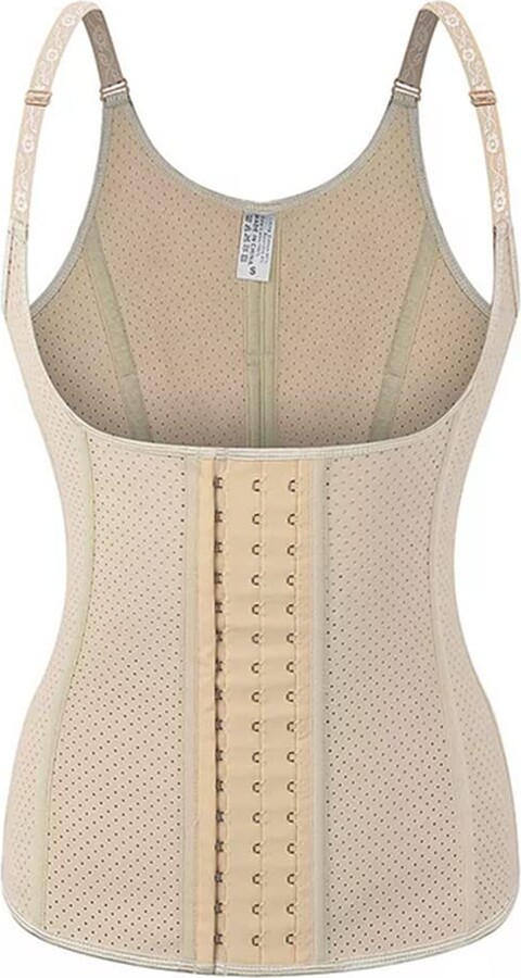 JPXJGT Women's Corset Latex Waist Cincher Slimming Vest Waist