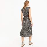 Thumbnail for your product : J.Crew Petite Mercantile cap-sleeve midi dress in superbloom