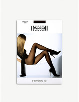 Thumbnail for your product : Wolford Women's Black Individual 10 Nylon-Blend Tights, Size: XS