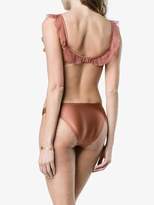 Thumbnail for your product : Zimmermann Corsair Shoulder Frill Bikini