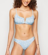 Thumbnail for your product : New Look Spot V Front Bikini Bottoms