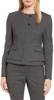 Thumbnail for your product : BOSS Jasyma Stripe Wool Suit Jacket