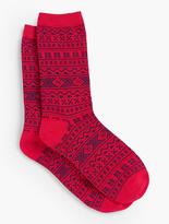 Thumbnail for your product : Talbots Holiday Fair Isle Socks