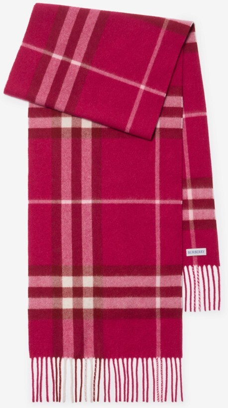 Burberry Check Cashmere Scarf