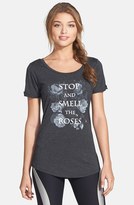 Thumbnail for your product : Betsey Johnson 'Stop and Smell the Roses' Tee