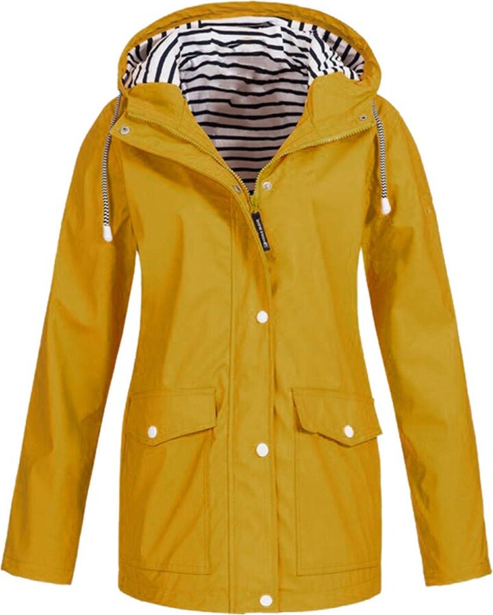 waterproof coat yellow