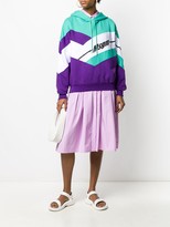 Thumbnail for your product : MSGM Colour-Block Hooded Sweatshirt