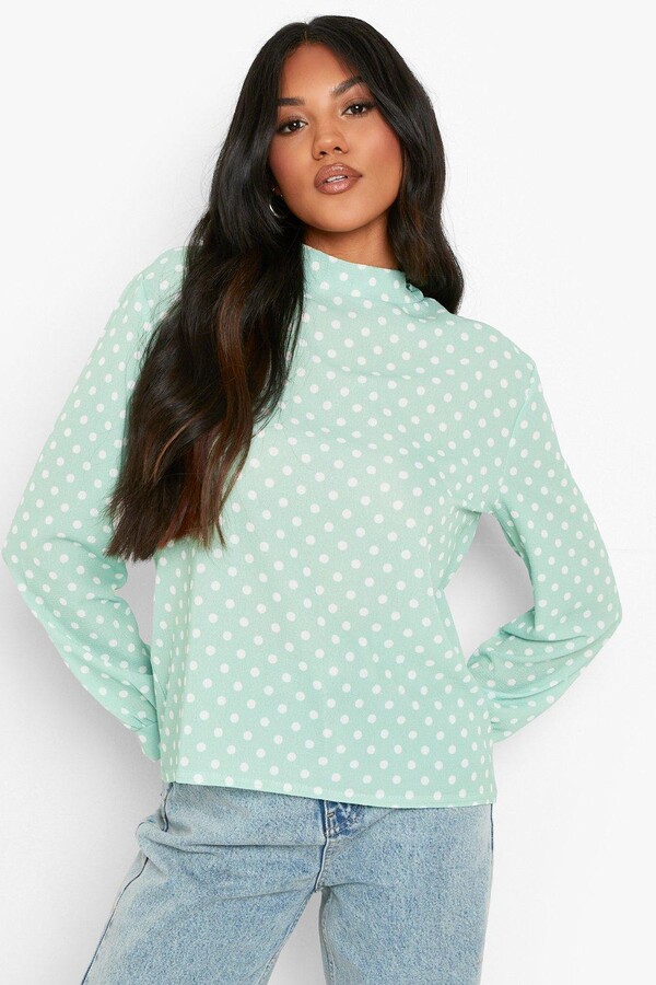 Green Polka Dot Top | Shop the world's largest collection of 