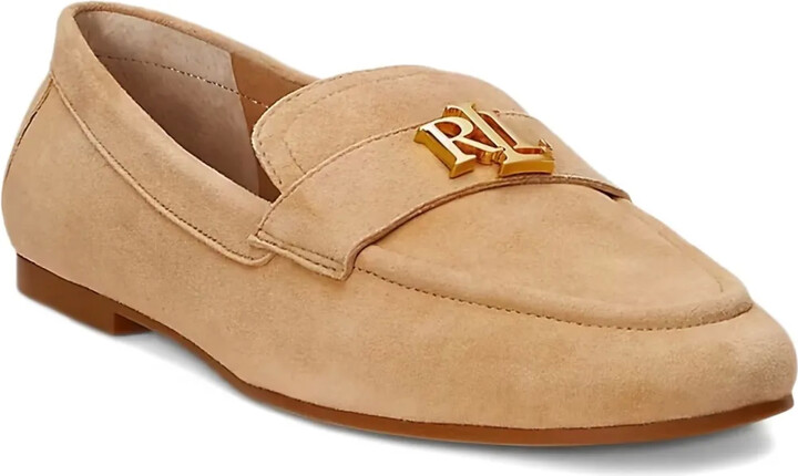 Lauren Ralph Lauren Logo-Plaque Suede Pumps