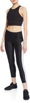 Thumbnail for your product : Under Armour HeatGear Armour Ankle Crop Branded Leggings